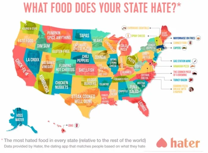 Does Any State Say They Hate Chocolate?
