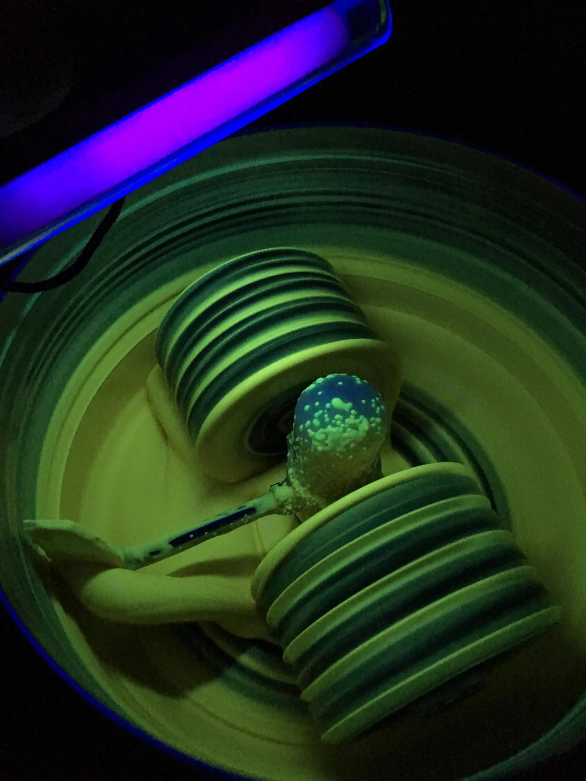 Fluorescent Chocolate